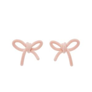 SHUSHU/TONG Pink YVMIN Edition Bow Earrings